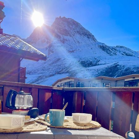 Charmant Studio Aux Pieds Des Pistes Vue Sur La Montagne Tignes Luaran gambar