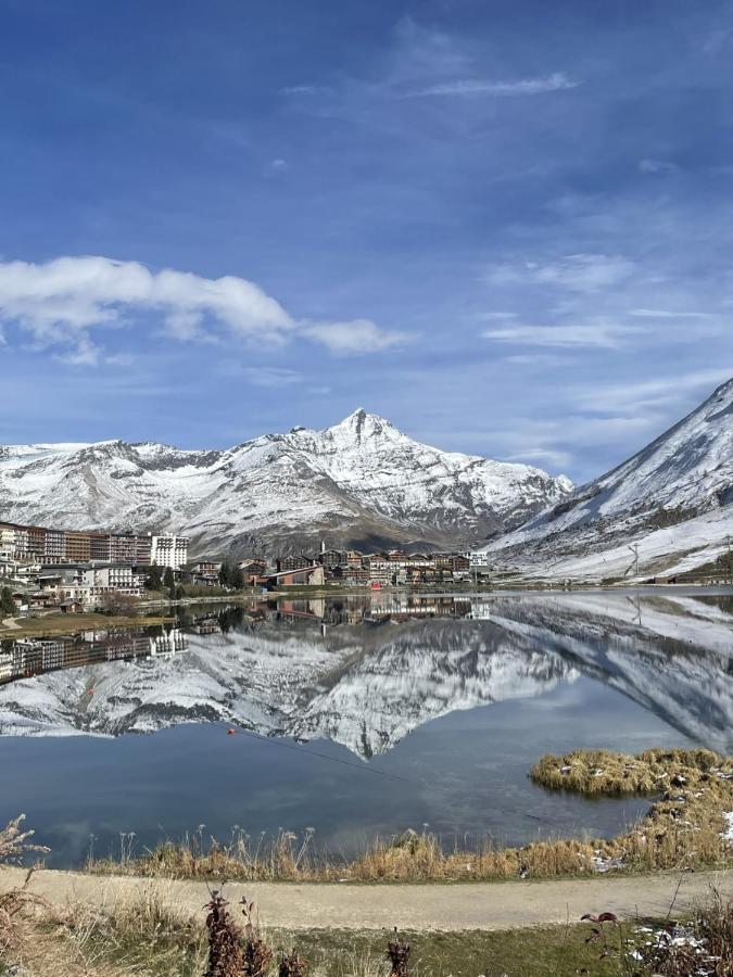 Charmant Studio Aux Pieds Des Pistes Vue Sur La Montagne Tignes Luaran gambar
